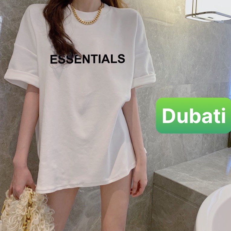 ÁO THUN PHONG CÁCH PHOM FORM RỘNG NAM NỮ ESSENTIALS SIÊU HOT MÙA HÈ 2022 - DUBATI FASHION