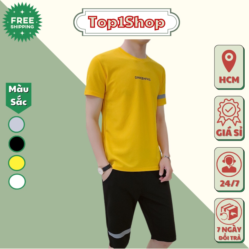đồ bộ nam DINKBHFKS chất thun cao cấp siêu mát mùa hè đủ size nam nữ