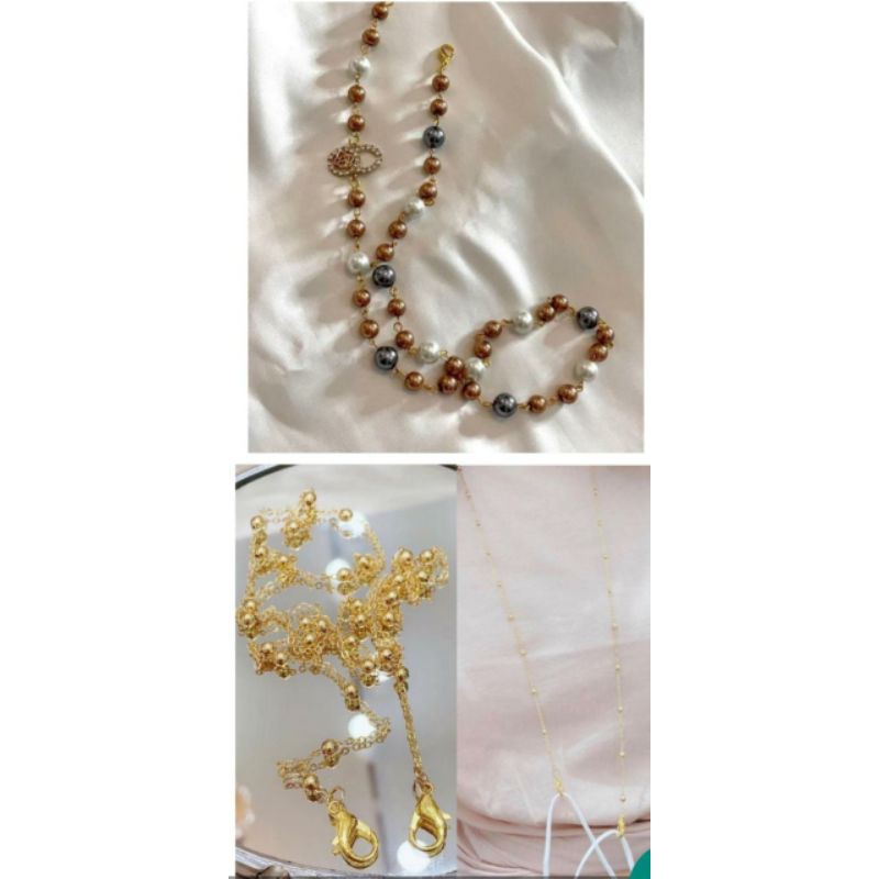 1 Set Of Of Of Mask Necklace 2 Pcs Free Box Chocolate