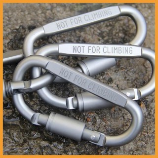 Combo 10 Móc Khóa Đa Năng Leo Núi Chữ D Cao Cấp Đi Phượt Móc Khóa Inox Đẹp Kim Loại PUBG