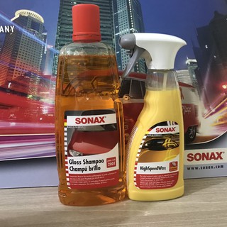 Combo Sản Phẩm Nước Rửa Xe Và Bóng Sợn Nhanh, ô tô xe máy- SoNax - 314300, 288200