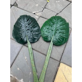 Lá rùa khổng lồ decor, lá cao su - size to - phụ kiện chụp hình