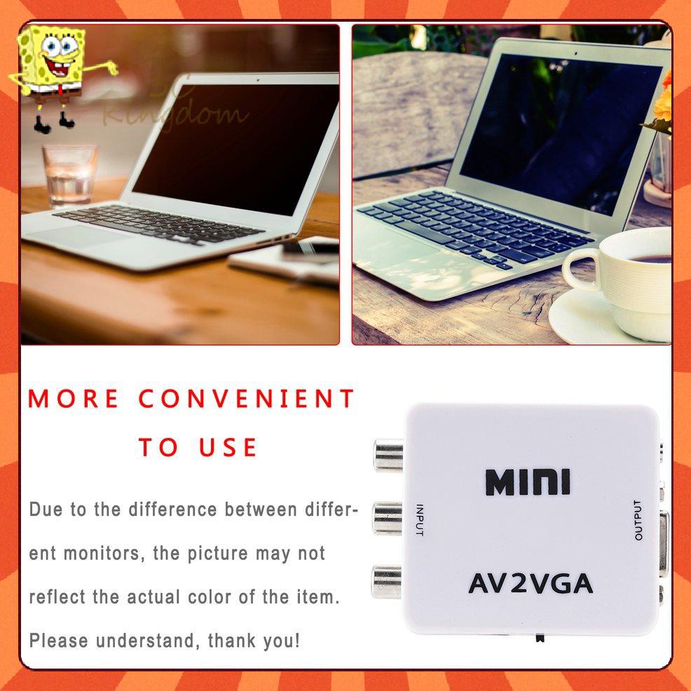 Bộ Chuyển Đổi Av2Vga Sang Vga | BigBuy360 - bigbuy360.vn