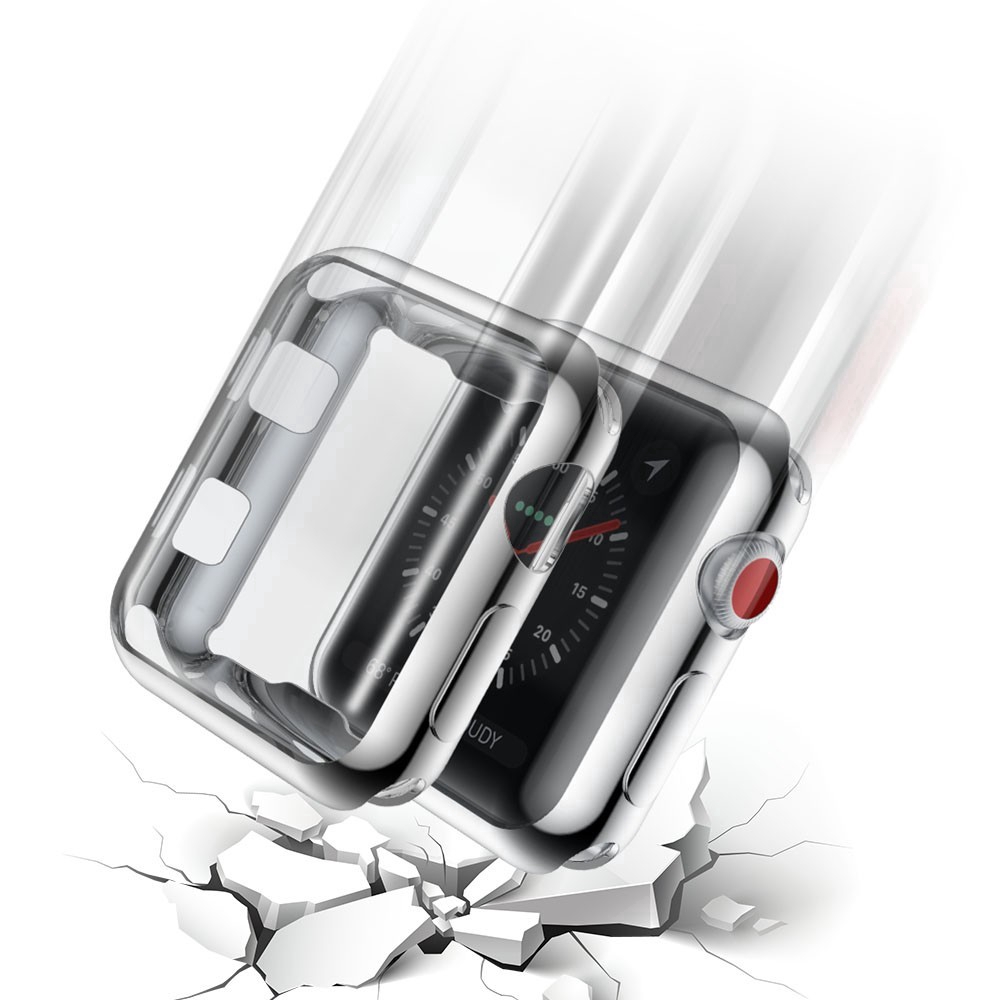 【Apple Watch Case】Vỏ bảo vệ mềm và siêu mỏng dành cho đồng hồ Apple Watch Series1/2/3/4/5/6/se 38mm/42mm/40mm/44mm