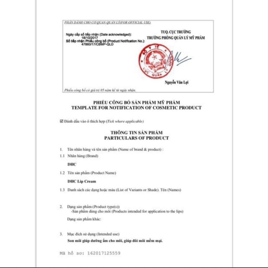 [100% HÀNG CAO CẤP]Son Dưỡng DHC Bản Không Màu GiảmThâm Môi Nhật Bản | BigBuy360 - bigbuy360.vn