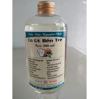 Dầu dừa bến tre chai 500ml