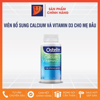 Canxi bầu Ostelin Calcium & Vitamin D3 bổ sung Canxi, D3 cho bà bầu (130 Viên)