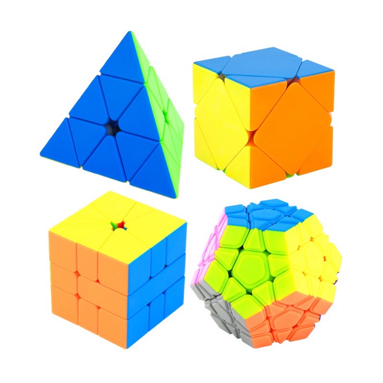 Rubik 3x3 2x2 4x4 5x5 6x6 Biến Thể MoYu Stickerless Tam Giác Skewb Megaminx Square 1 Pyraminx Gương Pandora Ball BANGO