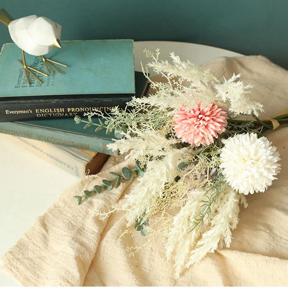 Bó Hoa Khuynh Diệp Giả Màu Xanh Lá Dùng Trang Trí Tiệc Cưới