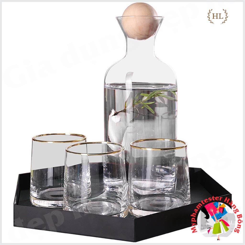 Bình Thủy Tinh Núm Gỗ Phong Cách NORDIC | BÌNH THỦY TINH CHỊU NHIỆT DECOR CHẤT LIỆU BOROSILICATE 2022