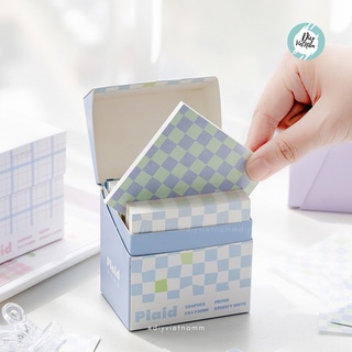 HỘP GIẤY NOTE PLAID 300 TỜ