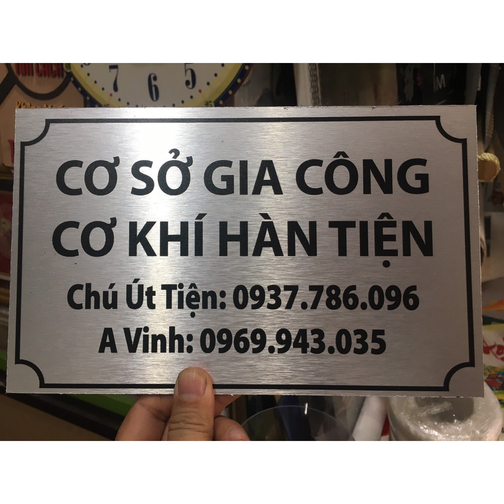 Biển số nhà - bảng số nhà - phòng ban, phòng chức năng - biển công ty BH 36T