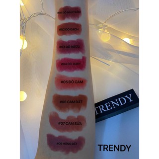 SON SÁP LÌ TRENDY MÀU 06- CAM ĐẤT
