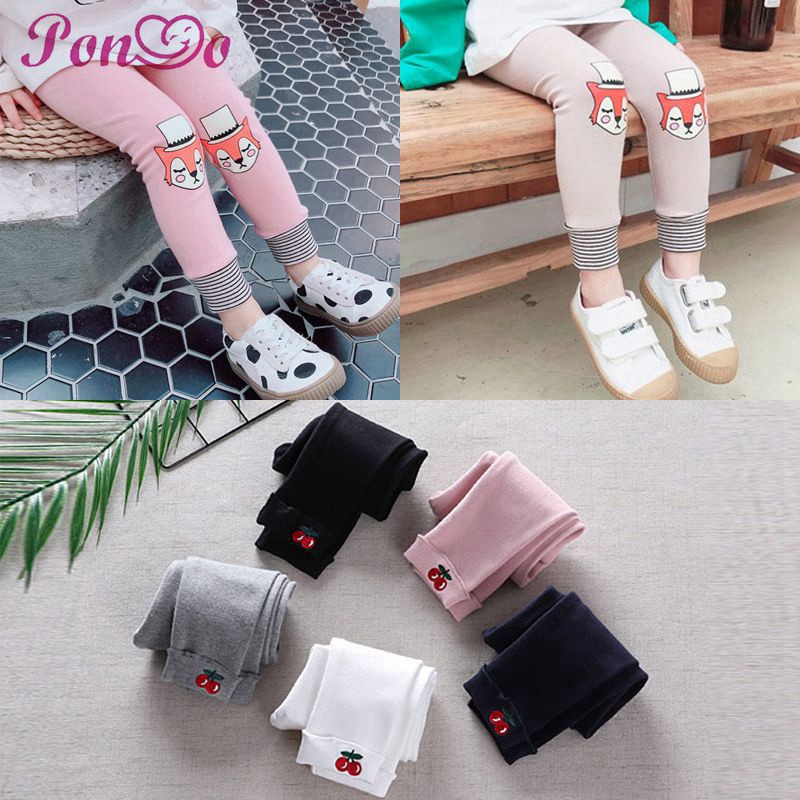 Quần Legging Cotton Cho Bé Gái (1-5 Tuổi)