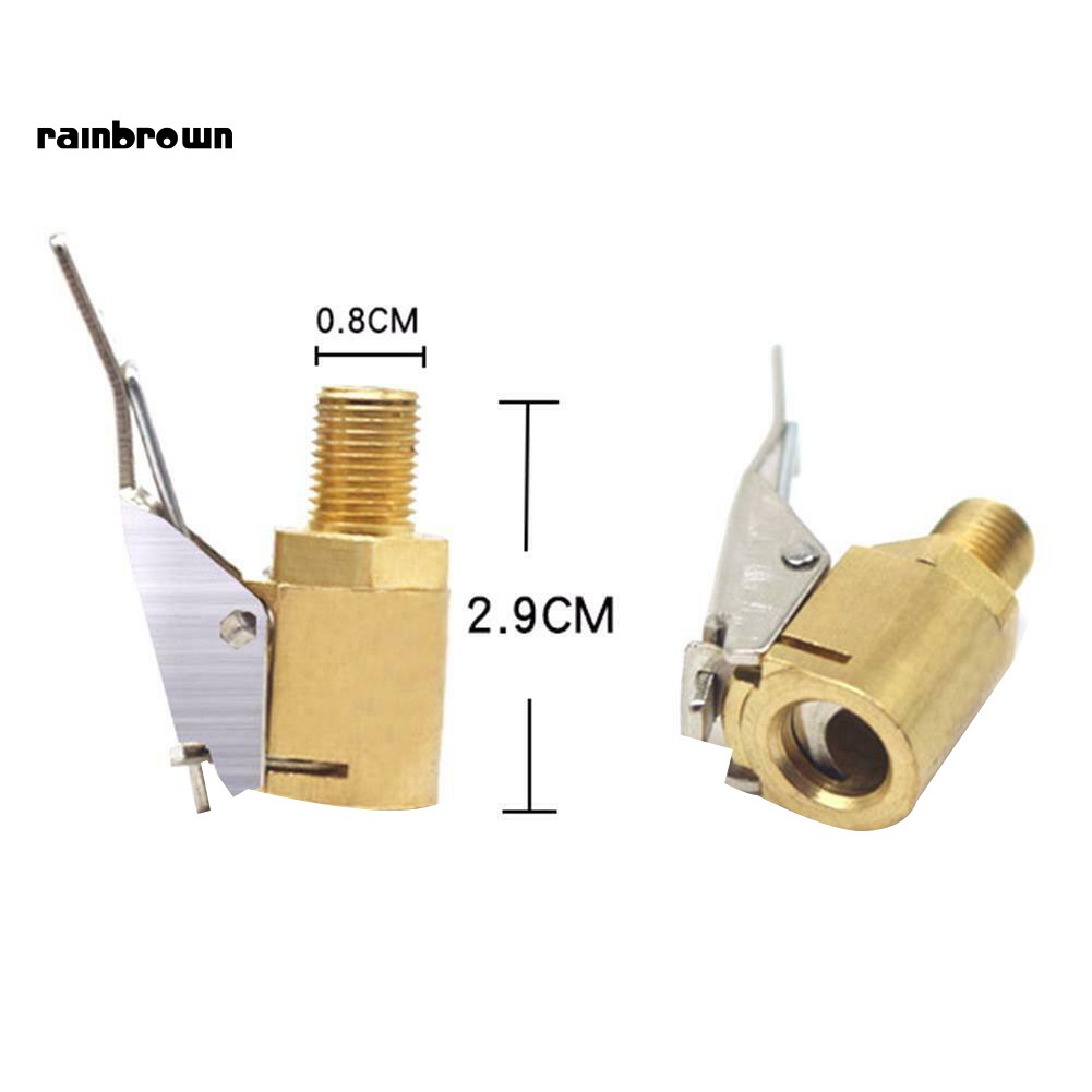Đầu nối van bơm hơi lốp xe bằng kim loại tiện dụng dành cho xe ô tô/xe tải