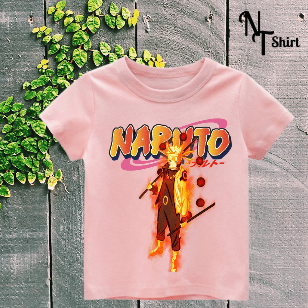 Áo thun bé trai và bé gái, Áo phông trẻ em in hình Uchiha itachi, Naruto, Kakashi, Áo cotton xịn mặc mát thoải mái 10