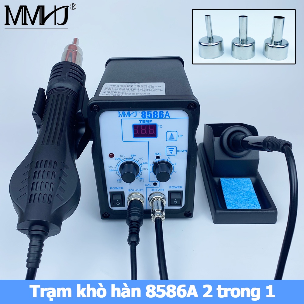 Trạm khò hàn MMHJ 8586A 2 trong 1