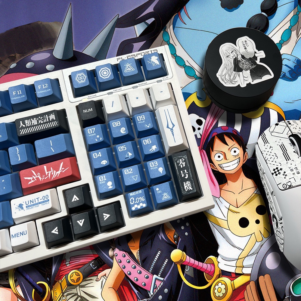 Tấm Lót Chuột Và Bàn Phím Cỡ Lớn Họa Tiết One Piece Độc Đáo
