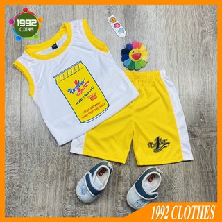 Đồ Bộ Trẻ Em Hình Number One Siêu Dễ Thương - Đồ Thể Thao Tay Ngắn Chất Liệu Cotton Mềm Mại Cho Bé