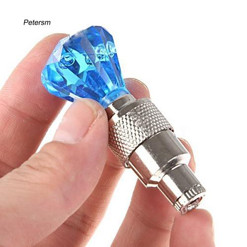 Set 2 đèn LED gắn van bơm hơi dùng để trang trí bánh xe ô tô / mô tô