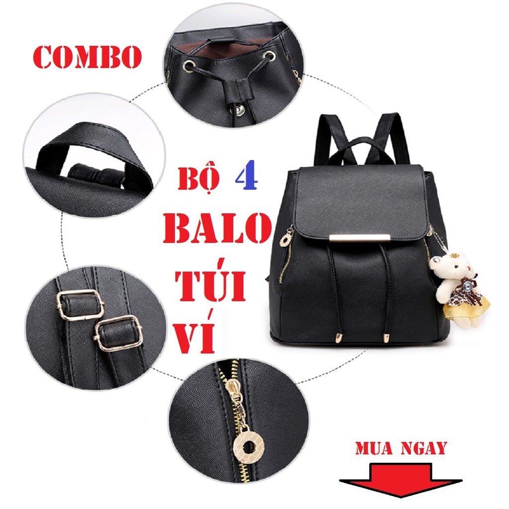 balo thời trang đẹp 🎁Freeship đơn 50K🎁 Balo Nữ Đi Học Chất Da Cao Cấp Thiết Kế Màu Trẻ Trung Hàng CHÍNH HÃNG #balonữ