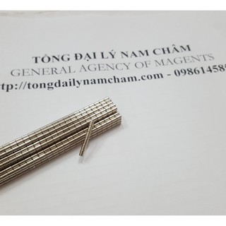 Nam châm đất hiếm 2x3mm, nam châm đất hiếm mini lực hút mạnh