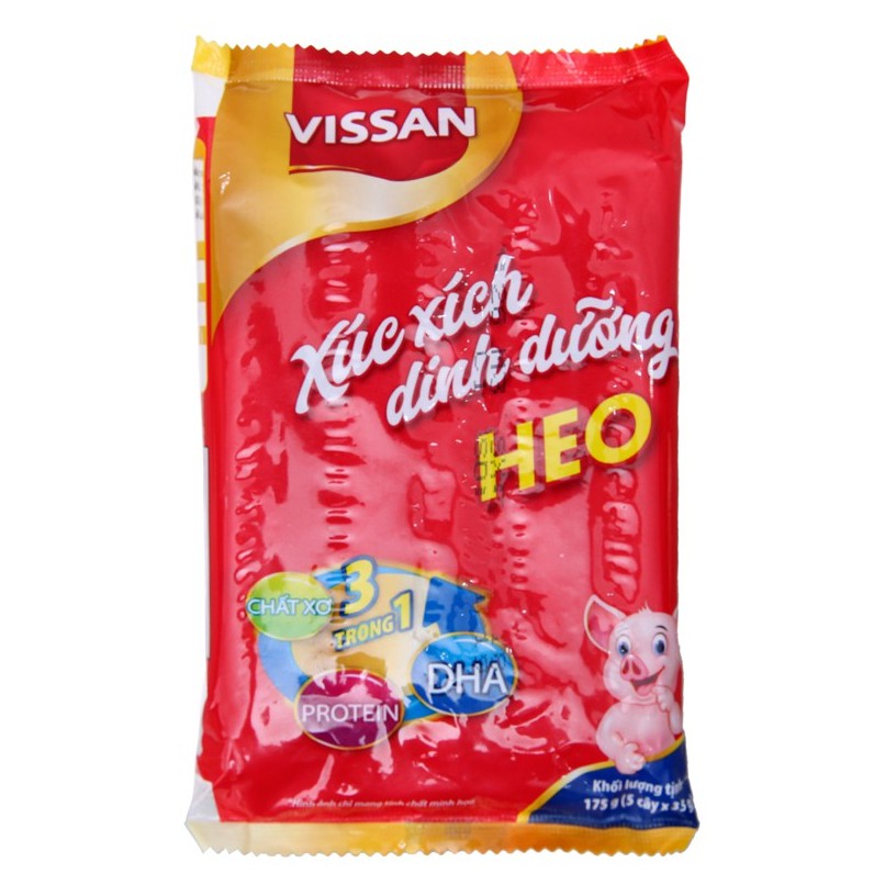 Xúc xích Ăn Liền Vissan Siêu Ngon Dinh Dưỡng (135g /280g)