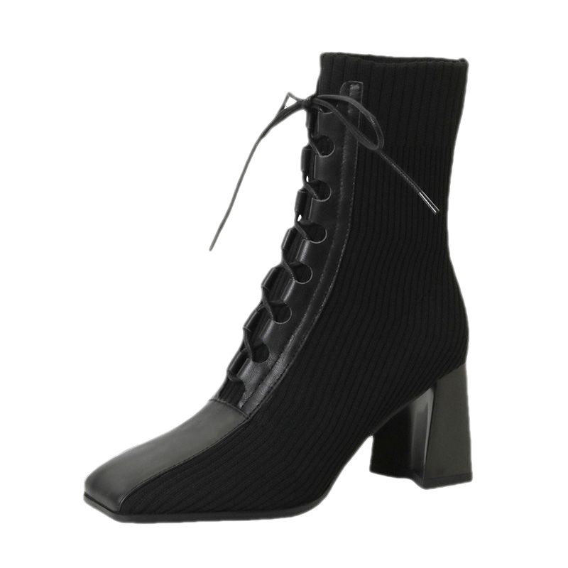 Giày bốt cao gót IELGY thời trang trẻ trung cá tính cho nữ