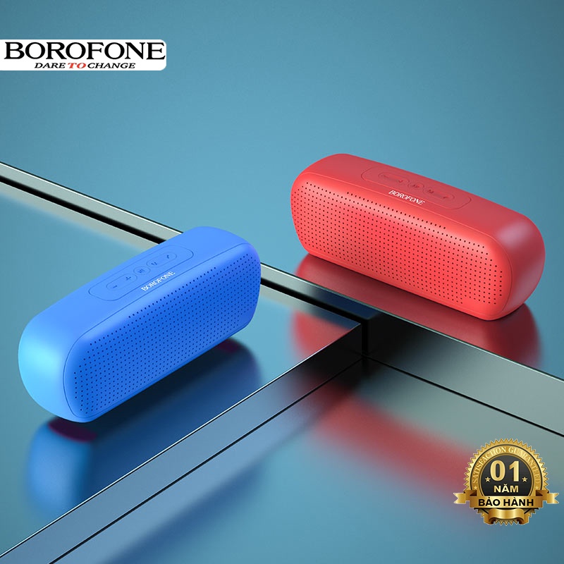 Loa Bluetooth Borofone BR11 Bass mạnh mẽ, to rõ, hỗ trợ di động không dây - Chính hãng