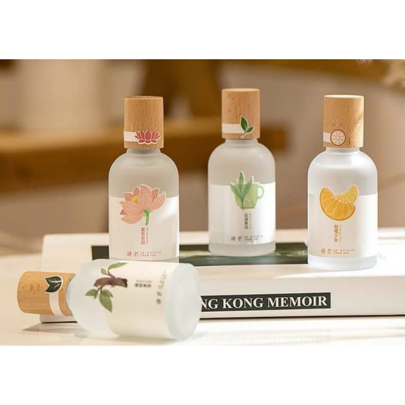 Nước Hoa Body Mist Shimang SHIMANG Mẫu Mới Nắp Gỗ Thân Thủy Tinh