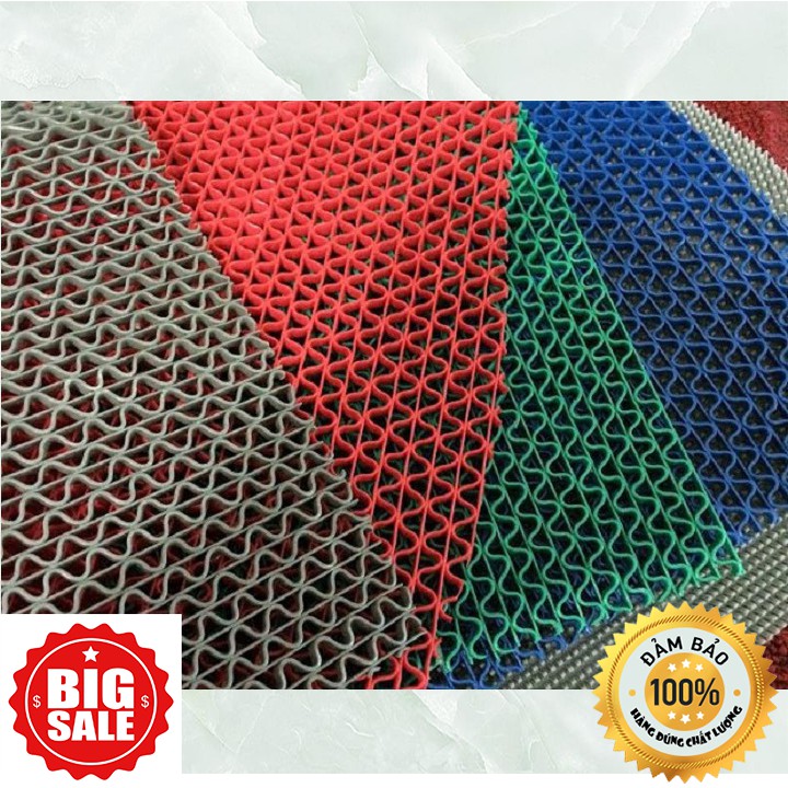 Thảm lưới nhựa chống nước, chống trơn trượt, lót sàn nhà tắm 1,2mX1,0m đảm bảo vệ sinh , nhìn rất đẹp.