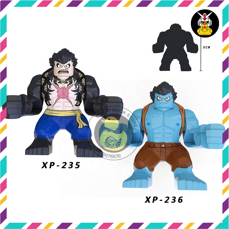 Mô Hình One Piece Đồ Chơi Xếp Hình Nhân Vật  Luffy Zoro Ace KT1013 KT1008 XP036 XP235 XP236 XP119 XP120