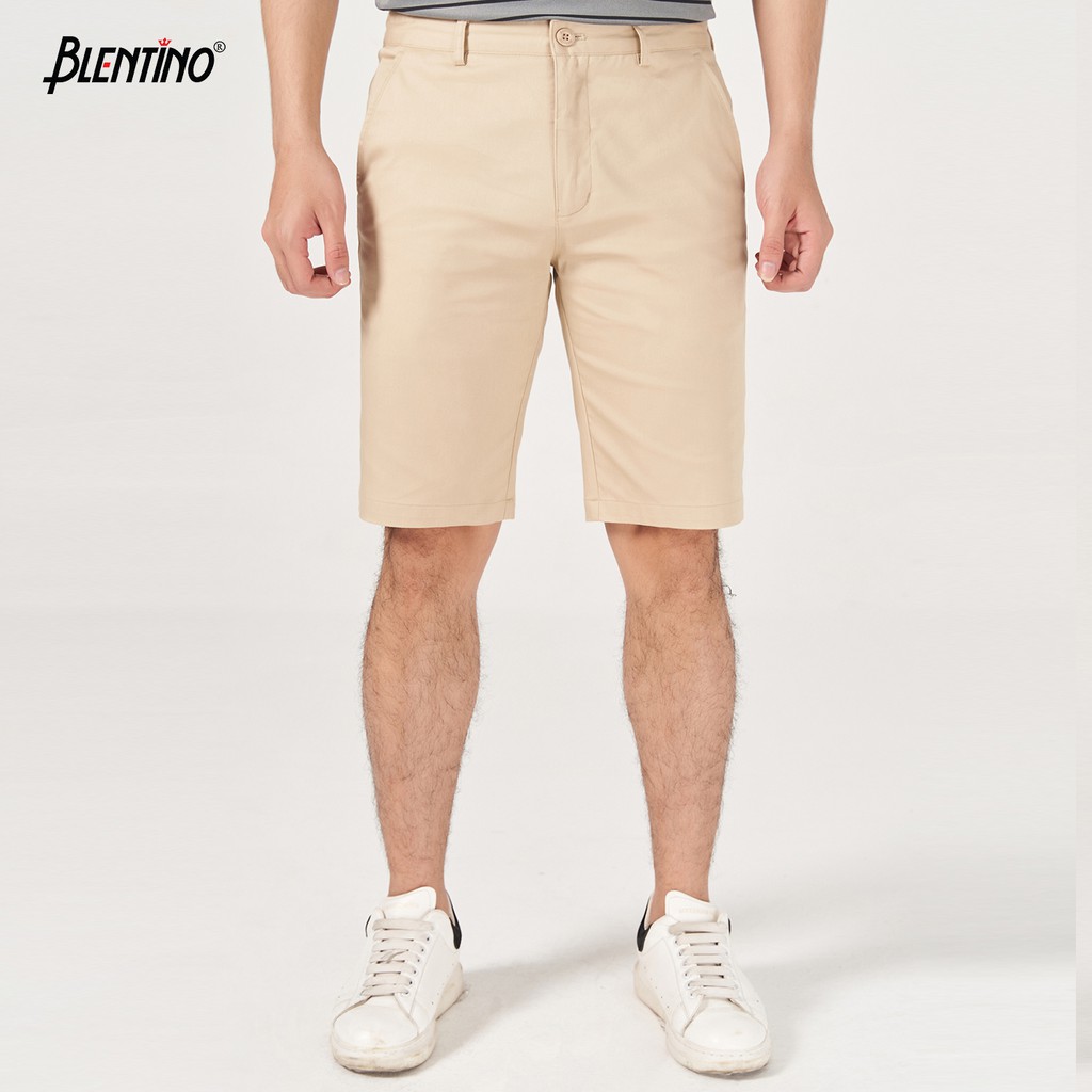 Quần Short Kaki Nam Blentino Mềm Mịn Co Giãn Nhiều Màu Kiểu Dáng Trẻ Trung, Lịch Lãm QS0421