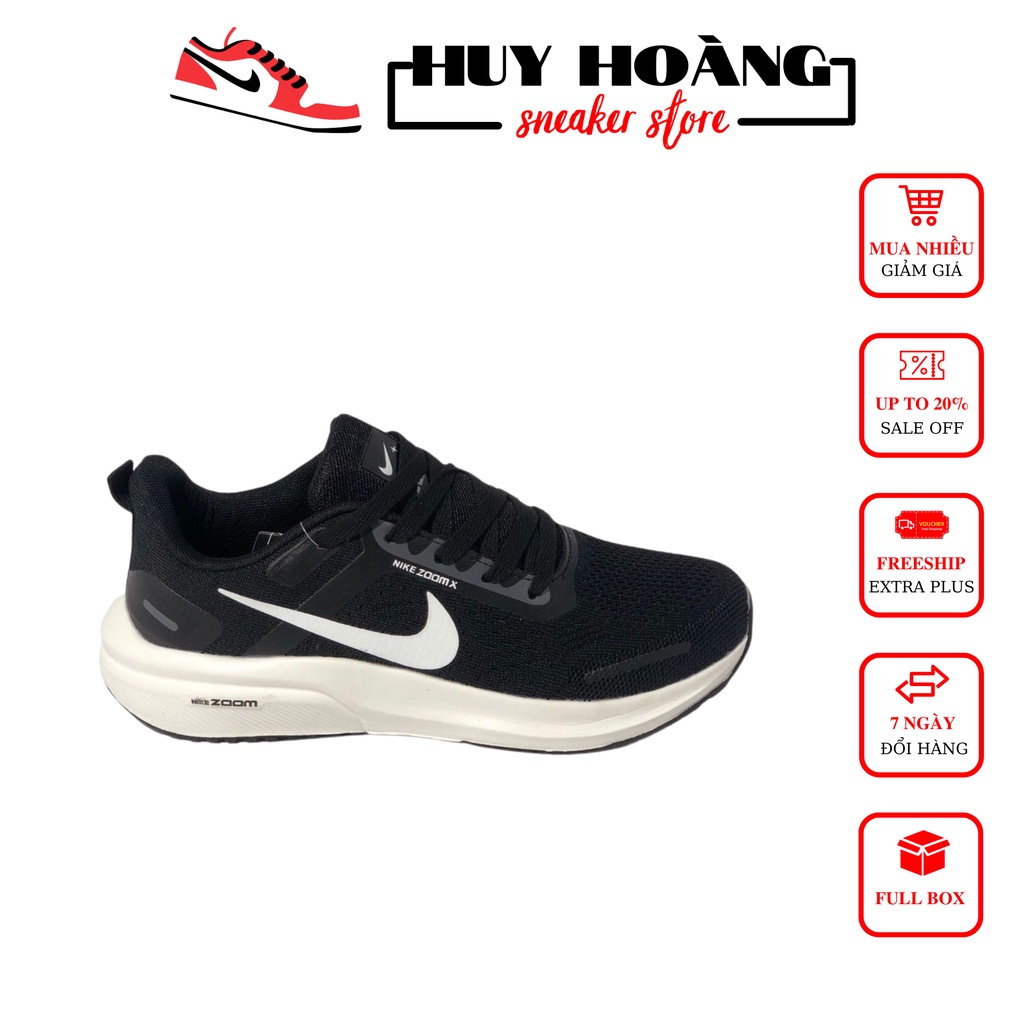 Giày Thể Thao Sneaker Nam Siêu Nhẹ 𝐍𝐈𝐊𝐄 𝐙𝐎𝐎𝐌 - Giày 𝐍𝐈𝐊𝐄 𝐙𝐎𝐎𝐌 Thời Trang Cao Cấp Màu Đen Full Box