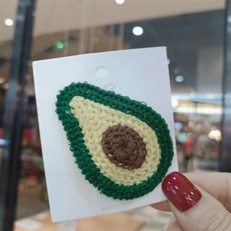 Kẹp Tóc Kim Tuyến Hình Trái Cây Hoạt Hình Đáng Yêu Cho Bé Gái