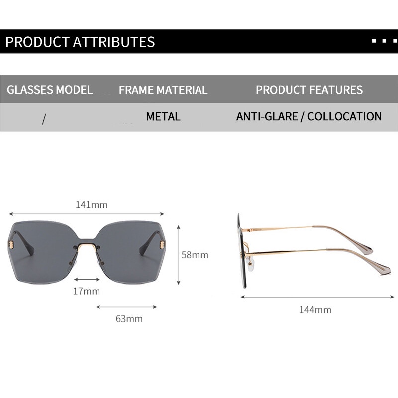 Kính Chống Nắng PTQ Gọng Kim Loại Cao Cấp Thoải Mái Thời Trang