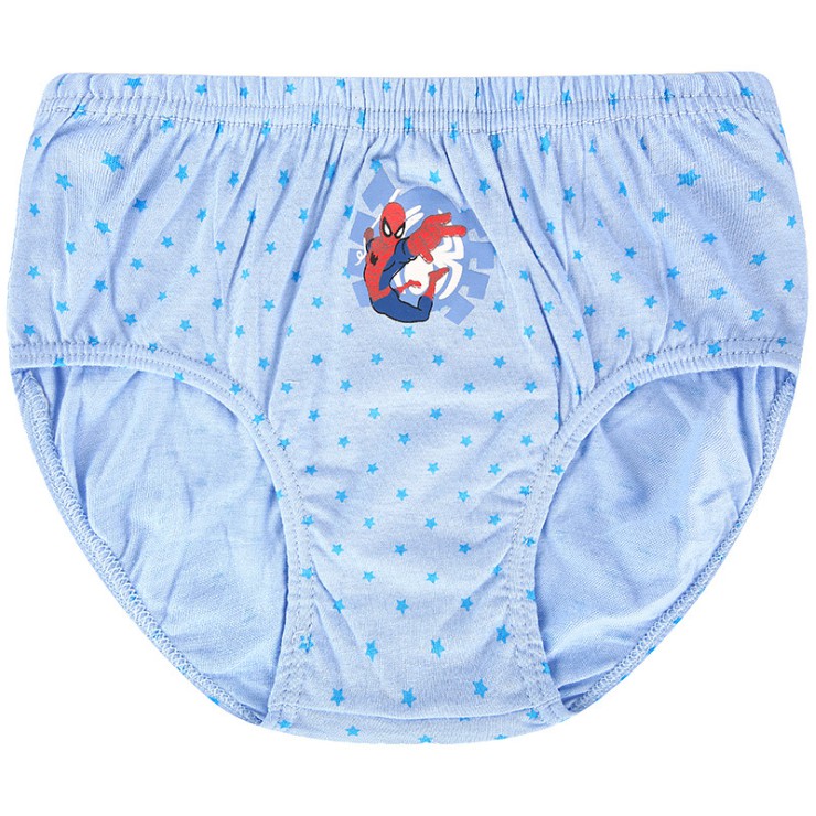 Hộp 5 quần lót bé trai Hàn Quốc 100% cotton mẫu Người Nhện SpiderMan