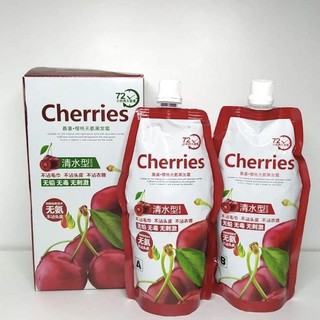 Thuốc Nhuộm Đen Phủ Bạc Chiết Xuất Cherries Phủ Bạc Không Dính Da Đầu Nhuộm Phủ Bạc, 1 hộp 2 túi