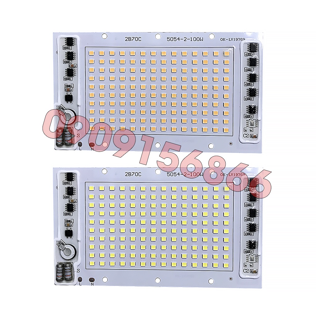 Mắt led pha smd 100w 220v - dùng để thay cho cho led pha