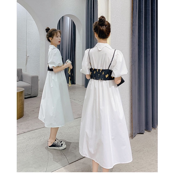 Đầm Nữ Màu Trắng Phong Cách Pháp Thời Trang Mùa Hè Hàng Mới 2022