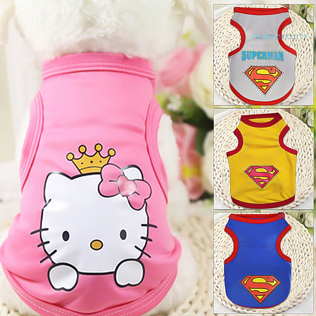 Áo Thun Mềm Thoáng Khí In Họa Tiết Dễ Thương Dành Cho Thú Cưng