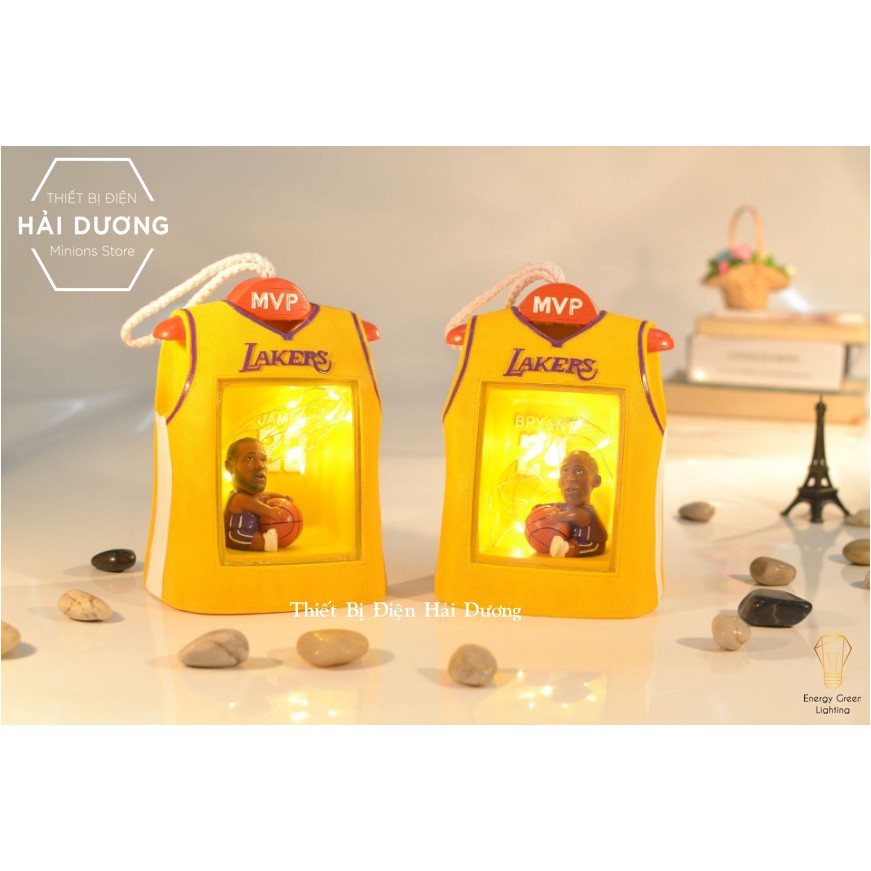 Đèn Ngủ Decor Ngôi Sao Bóng Rổ Kobe - James GL2020 - Trang Trí Căn Phòng Phong Cách Vintage Tiết Kiệm Giá Rẻ