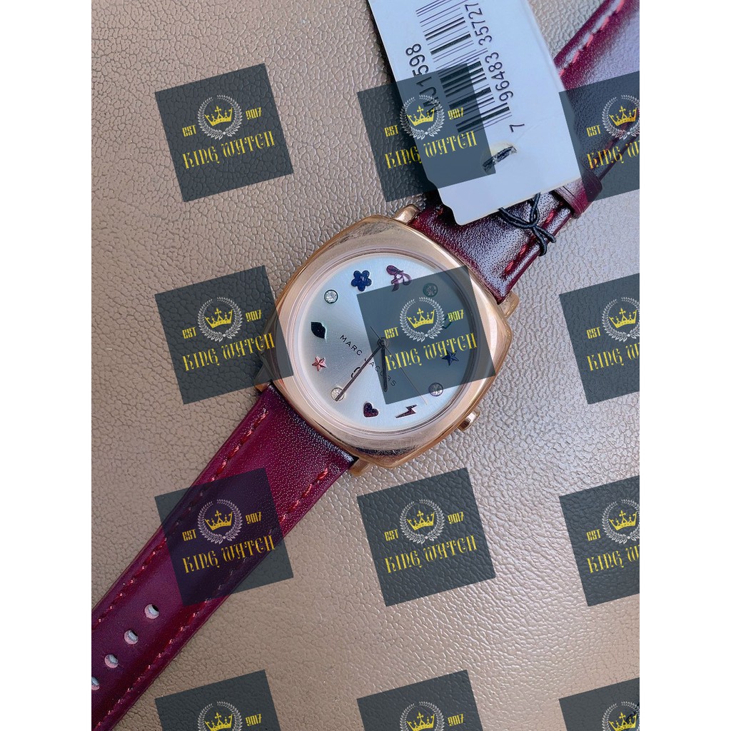Đồng hồ nữ marc jacobs mandy size 34mm - dây da - 6 màu