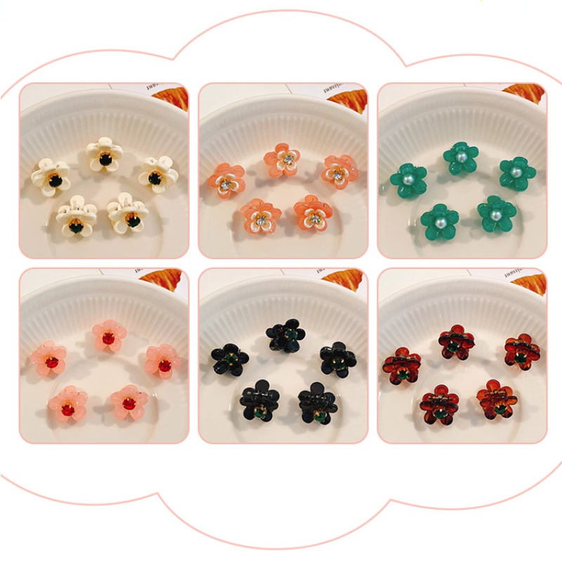 Kẹp Tóc Mái Nhỏ Hình Hoa Dễ Thương Cho Bé Gái