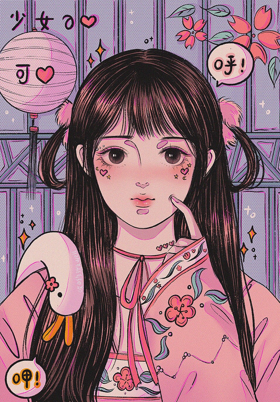 Bộ Tranh Đính Đá 5d Tự Làm Hình Cô Gái Hoạt Hình 30x40 | BigBuy360 - bigbuy360.vn