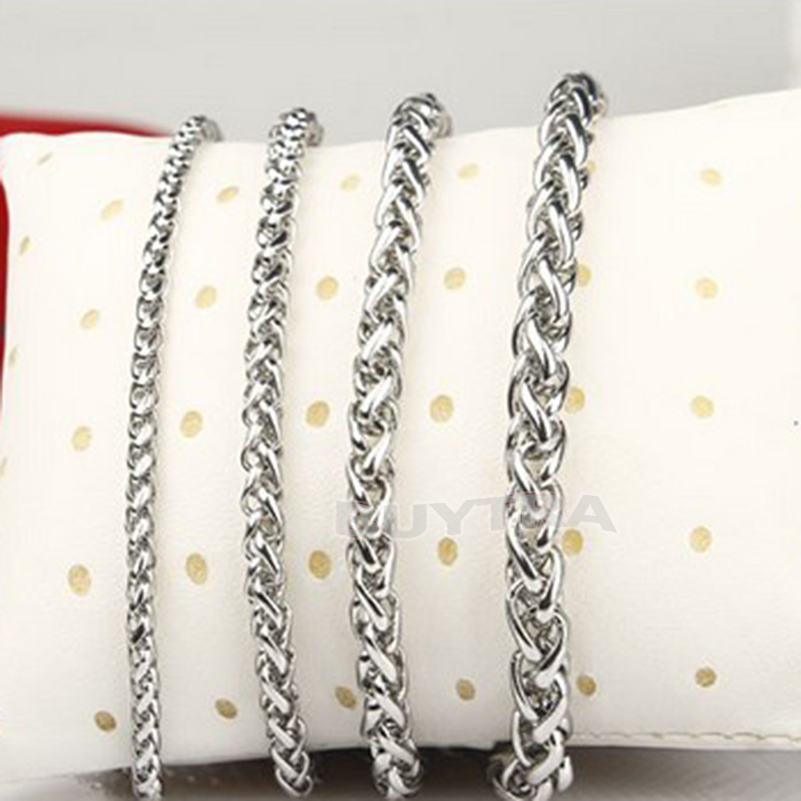 Dây Chuyền Inox Mạ Bạc Cho Nam (3 / 4 / 5 / 6MM)