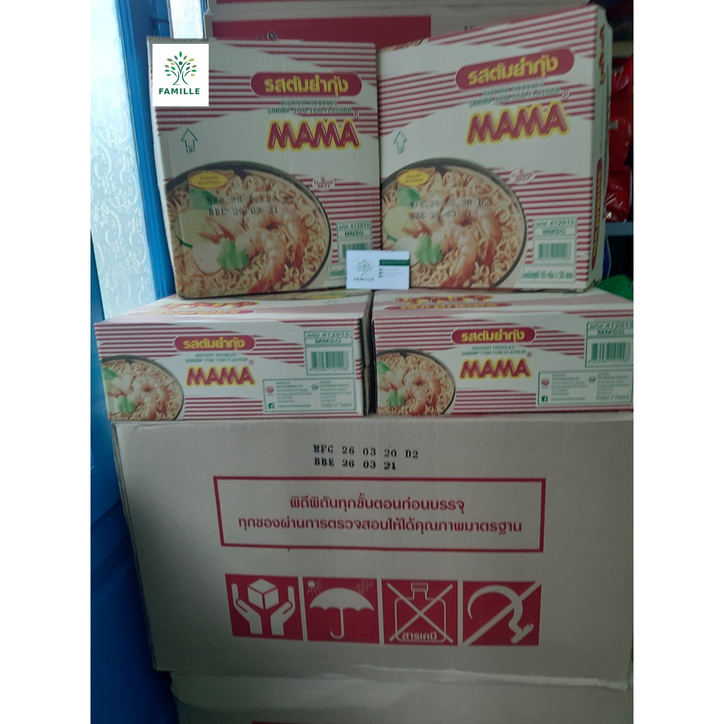 Giá Sỉ 1 Thùng Mì Mama Vị Tom Yum 55g