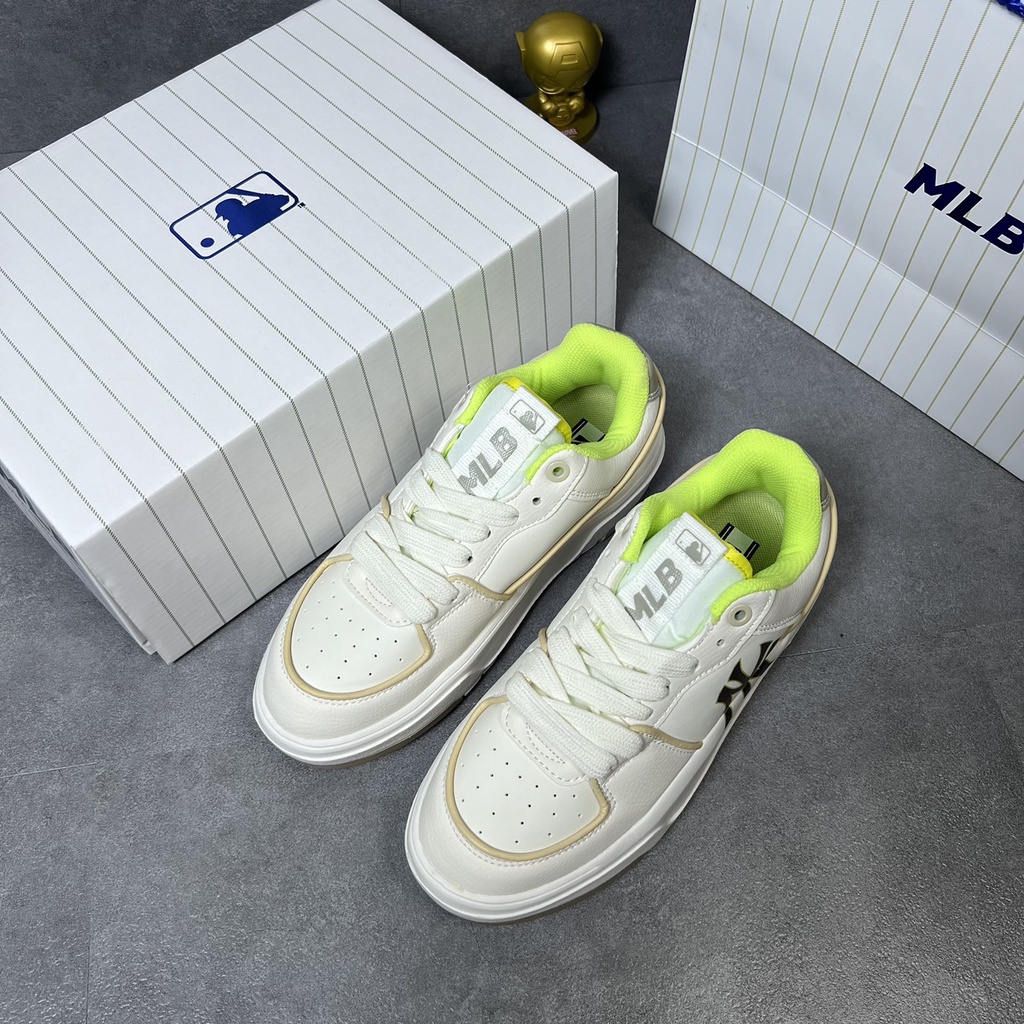 Giày Sneaker MLB Liner Xanh Nõn Chuối Lót Bông Cao Cấp Fullbox Đế Cực Kì Êm