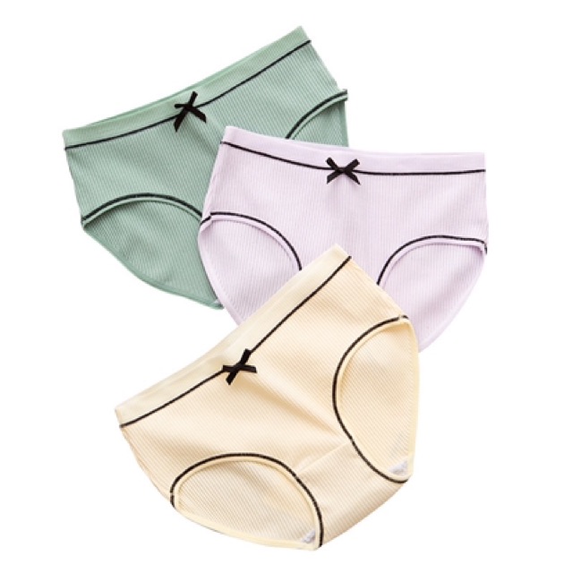 Quần lót tăm đính nơ cực đẹp 45-58kg