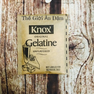 Bột gelatin Knox